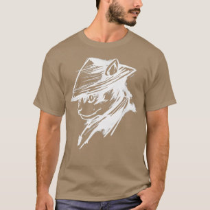 Ghost Samurai Maske Warrior Samurai Schwerter Bush T-Shirt