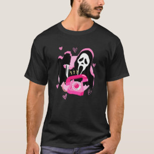 Ghost Scream Halloween Funny Face T-Shirt