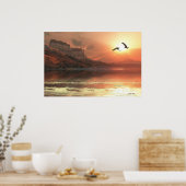 Ghost Seascape Print Poster (Küche)