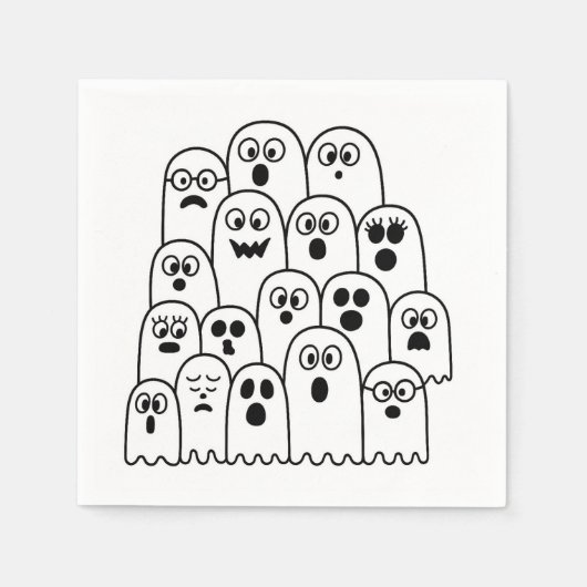 Ghost Serviette (Vorderseite)