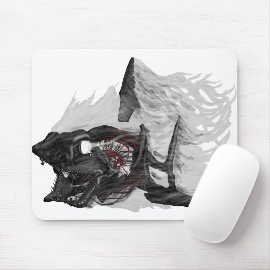 Ghost Shark Mousepad (Mit Mouse)