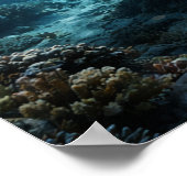 Ghost Ship in the Abyss Poster (Ecke)