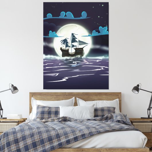 Ghost Ship Leinwanddruck (Insitu (Schlafzimmer))