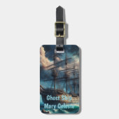 Ghost Ship Mary Celeste Haunting Maritime Mystery Gepäckanhänger (Vorderseite vertikal)
