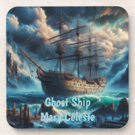 Ghost Ship Mary Celeste Haunting Maritime Mystery Getränkeuntersetzer