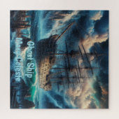 Ghost Ship Mary Celeste Haunting Maritime Mystery Puzzle (Horizontal)