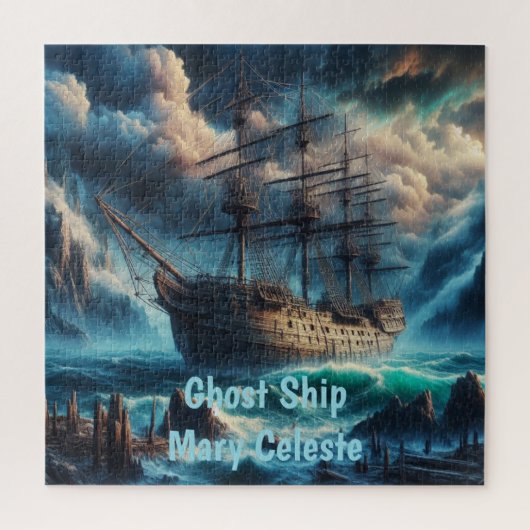 Ghost Ship Mary Celeste Haunting Maritime Mystery Puzzle (Vertikal)