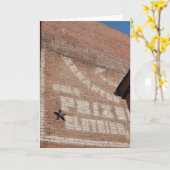 Ghost Sign in Brighton, Iowa Karte (Gelbe Blume)