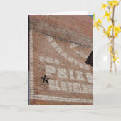 Ghost Sign in Brighton, Iowa Karte (Gelbe Blume)