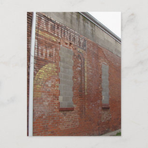 Ghost Sign Washington, Iowa Postkarte