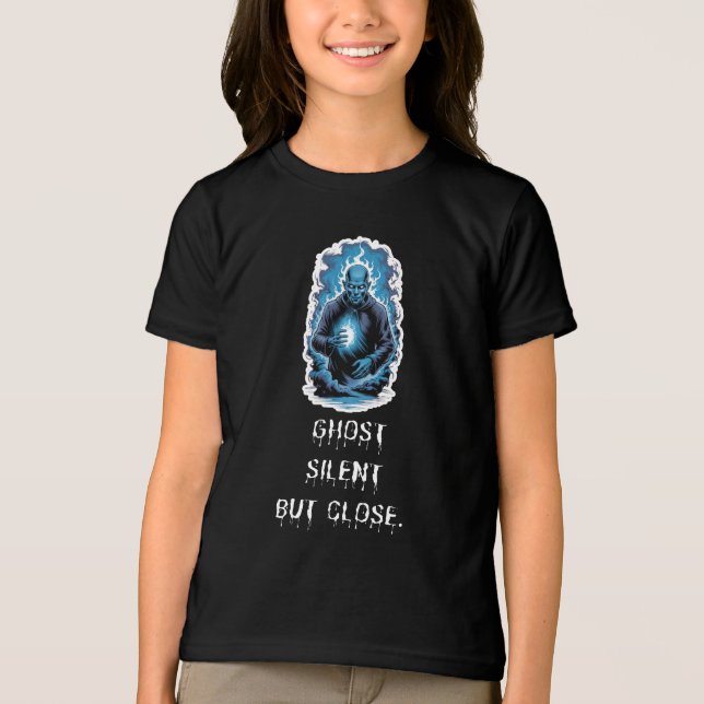 Ghost Silent But Close  Tri-Blend Shirt (Vorderseite)
