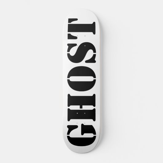 GHOST Skateboard (Vorderseite)