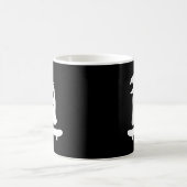Ghost Skateboard Lazy Halloween Kostüm Funny Kaffeetasse (Mittel)