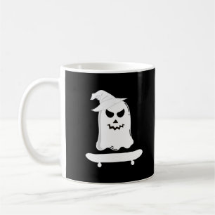 Ghost Skateboard Lazy Halloween Kostüm Funny Kaffeetasse