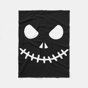 Ghost Skeleton Halloween Fleecedecke