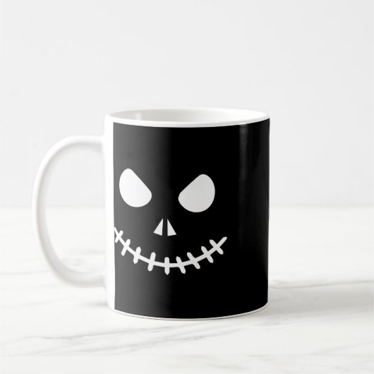 Ghost Skeleton Halloween Kaffeetasse (Links)