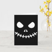 Ghost Skeleton Halloween Karte (Gelbe Blume)