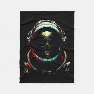Ghost Skeleton - Spooky Skull Halloween-Kostüm Fleecedecke