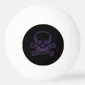 Ghost Skull 3 Sterne Tischtennisball (Vorderseite)