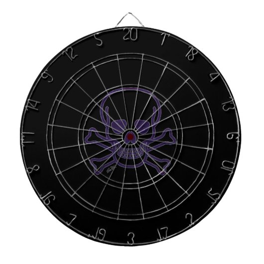 Ghost Skull-Dartboard Dartscheibe (vorne)