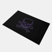 Ghost Skull Doormat Fußmatte (Schrägansicht)