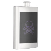Ghost Skull Edelstahlflasche Flachmann (Rechts)