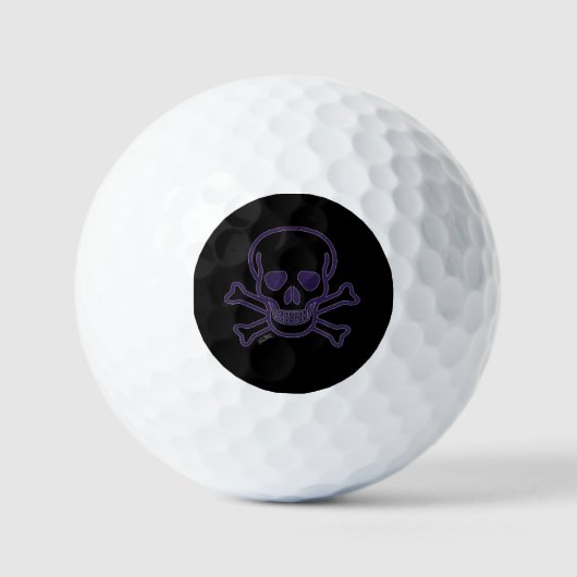 Ghost Skull Wert Golfbälle 3 pk (Vorderseite)