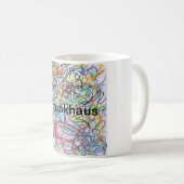 Ghost Smoke Alpine Hotel Jeff Hankamer Artjunkhaus Kaffeetasse (VorderseiteRechts)