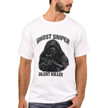 Ghost Sniper Silent Killer Taktisches T-Shirt