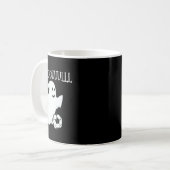 Ghost Soccer Halloween Kaffeetasse (Vorderseite Links)
