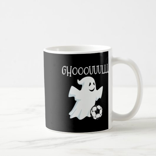 Ghost Soccer Halloween Kaffeetasse (Rechts)