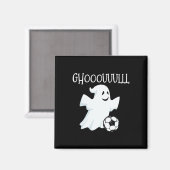 Ghost Soccer Halloween Magnet (Vorderseite/Rückseite)