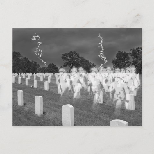 Ghost Soldiers bei Jefferson Baracks Postkarte (Vorderseite)