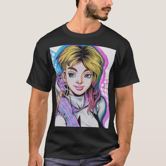 Ghost Spider ~ Gwen Stacy T-Shirt (Vorderseite)