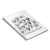 Ghost Spiral Foto Notebook Notizblock (Rechte Seite)
