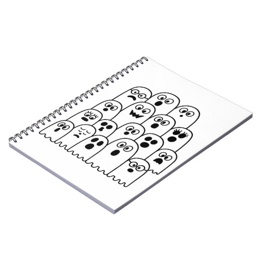 Ghost Spiral Foto Notebook Notizblock (Linke Seite)