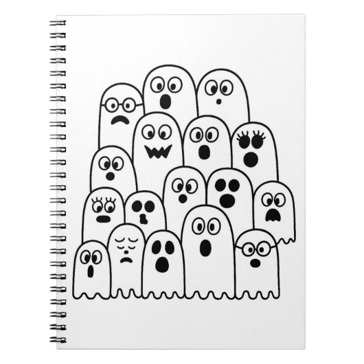 Ghost Spiral Foto Notebook Notizblock (Vorderseite)