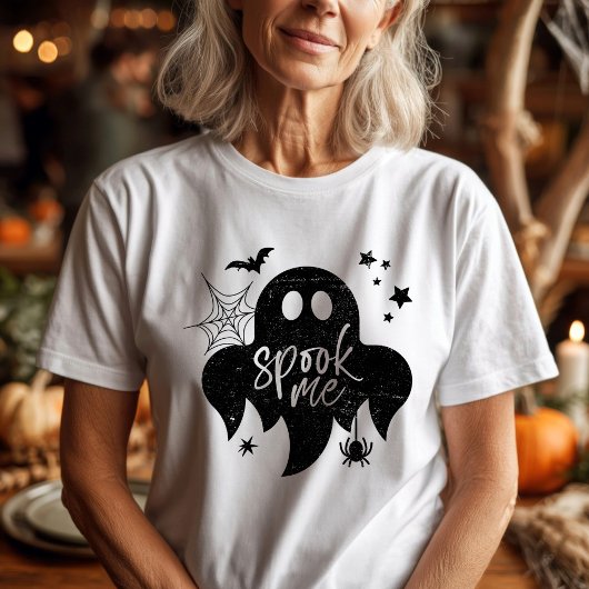 Ghost sprach mich Halloween Tri-Blend Shirt