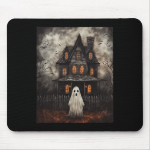 Ghost Spuk House Mitternacht Halloween Ghost Spook Mousepad