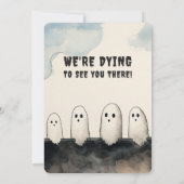 Ghost Spuk House Party Einladung (Rückseite)