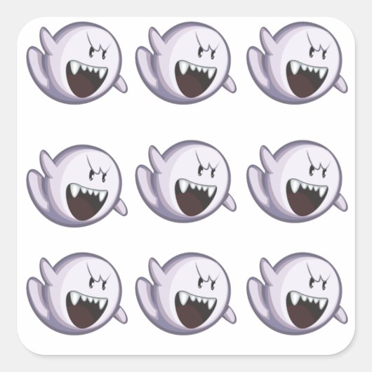 Ghost Sticker Square (Vorderseite)