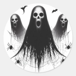 Ghost-Stickers Runder Aufkleber