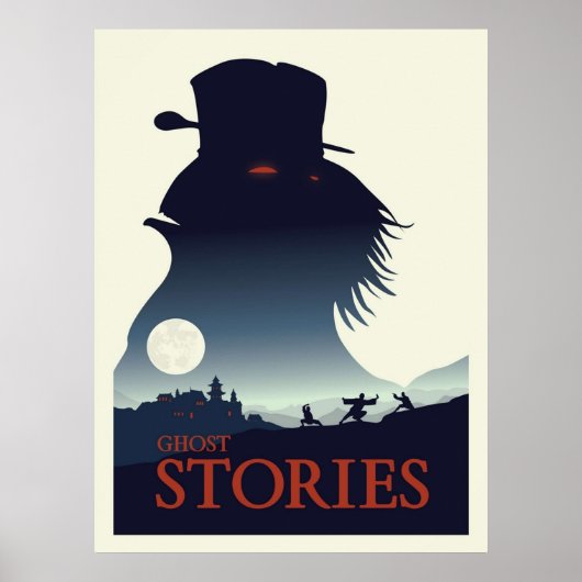 Ghost Stories Board Game Minimalistische Travel St Poster (Vorne)