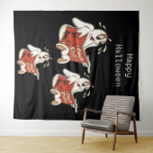 Ghost Stories Halloween Background Wandteppich (Beispiel (Horizontal))