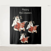 Ghost Stories Halloween Background Wandteppich (Vorderseite)