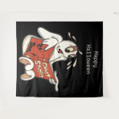 Ghost Stories Halloween Background Wandteppich (Vorderseite (Horizontal))