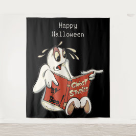 Ghost Stories Halloween Background Wandteppich