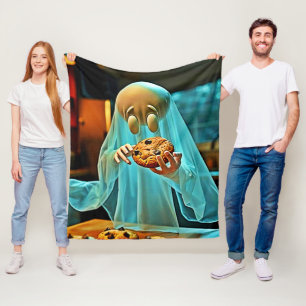 Ghost sucht nach Cookies Fleecedecke
