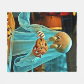 Ghost sucht nach Cookies Fleecedecke (Vorderseite (Horizontal))
