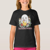 Ghost Summerween Summer Halloween T-Shirt (Vorderseite)